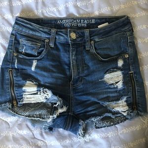 Size 2 American Eagle high rise shorties!